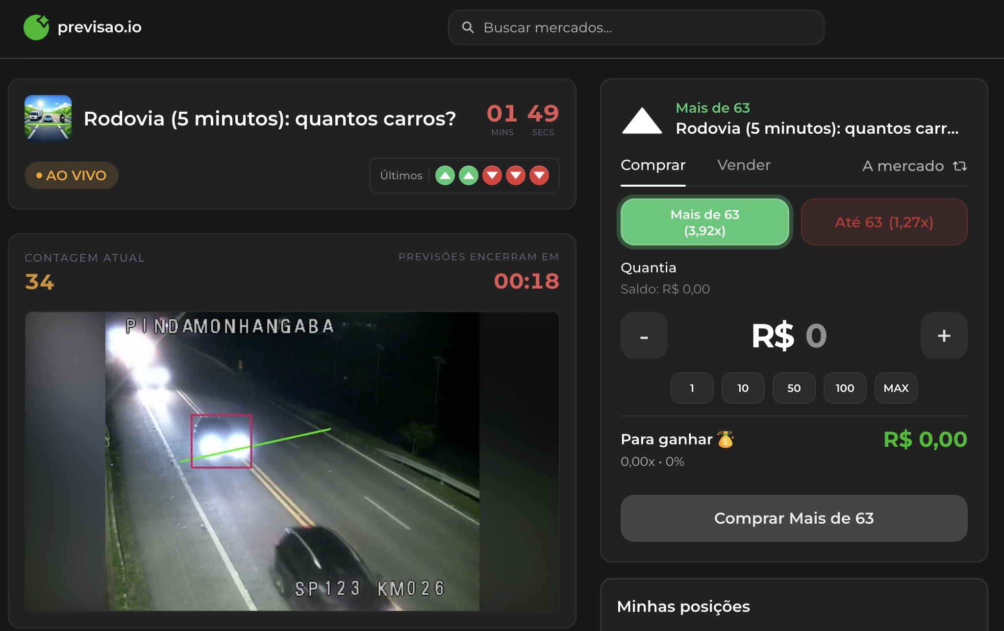 Aposta carros previsao.io