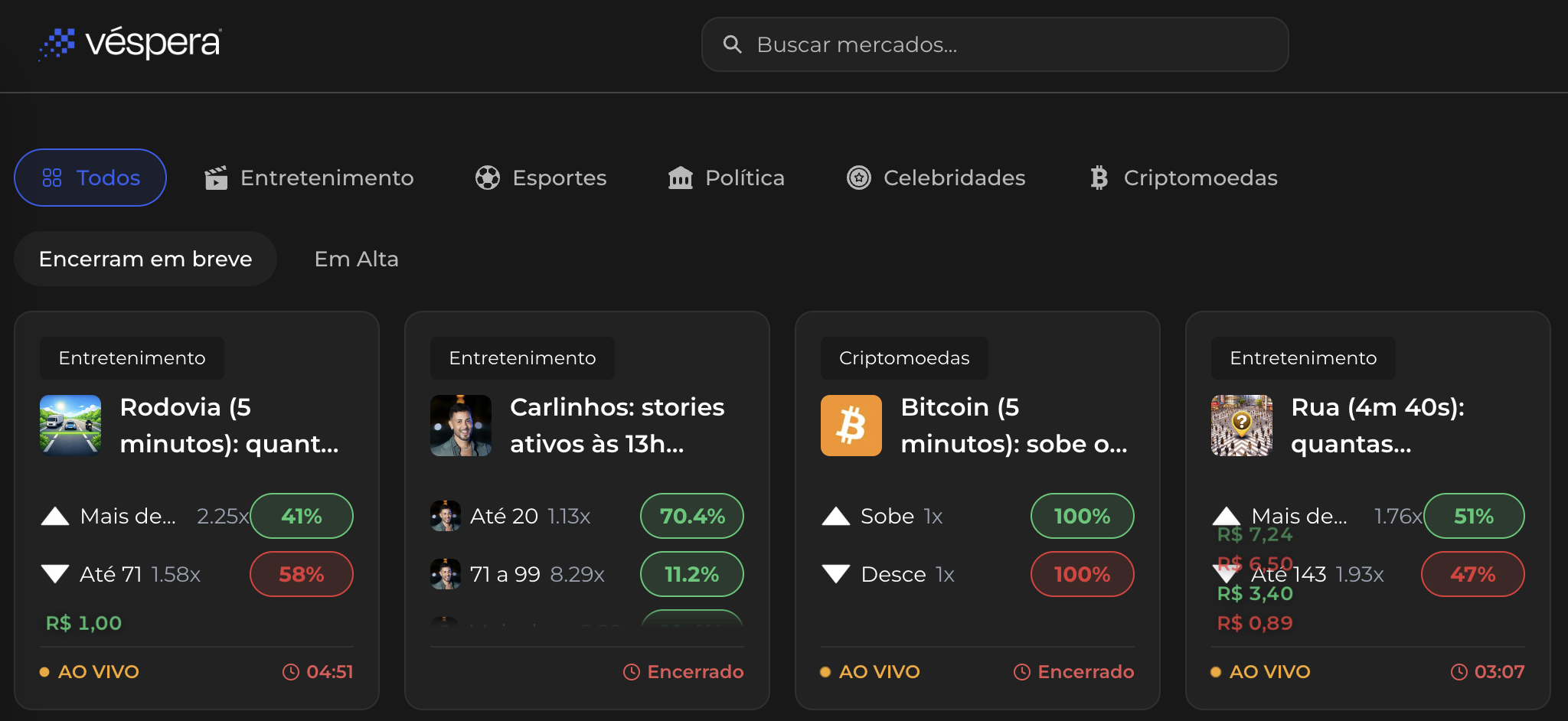 Plataforma Véspera Market