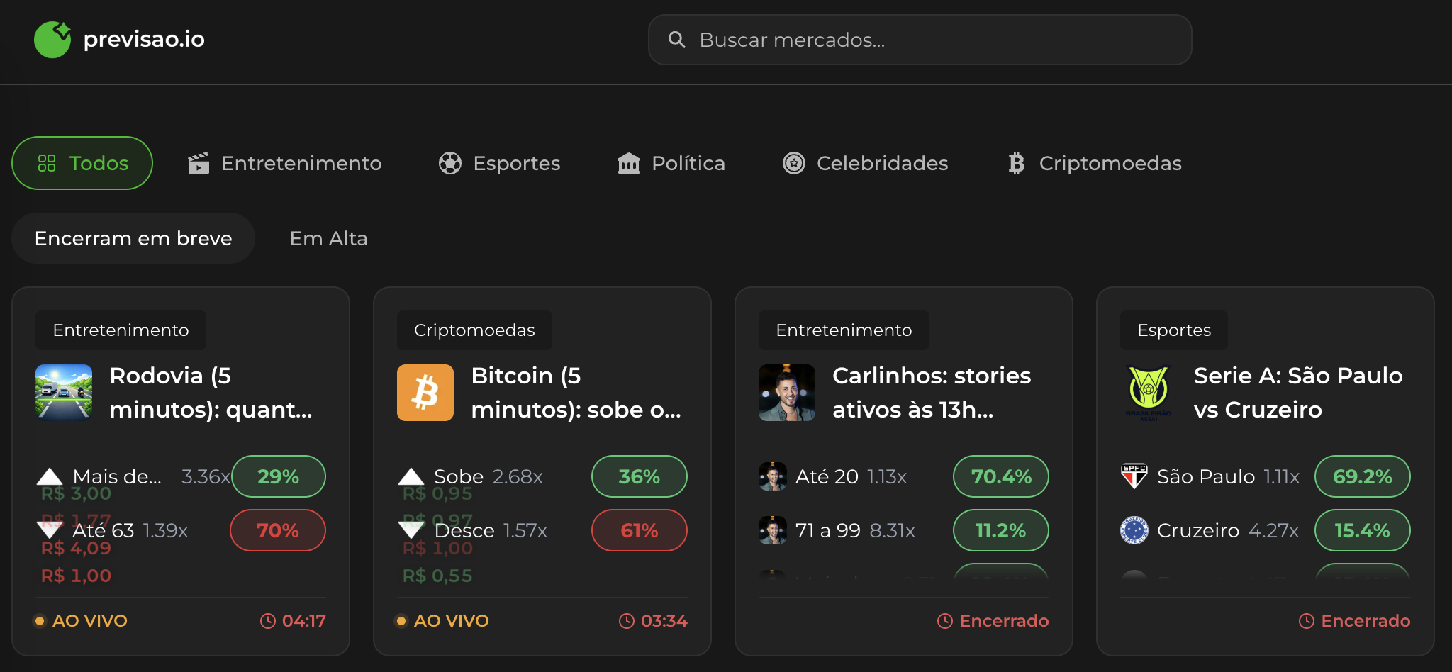 Plataforma previsao.io