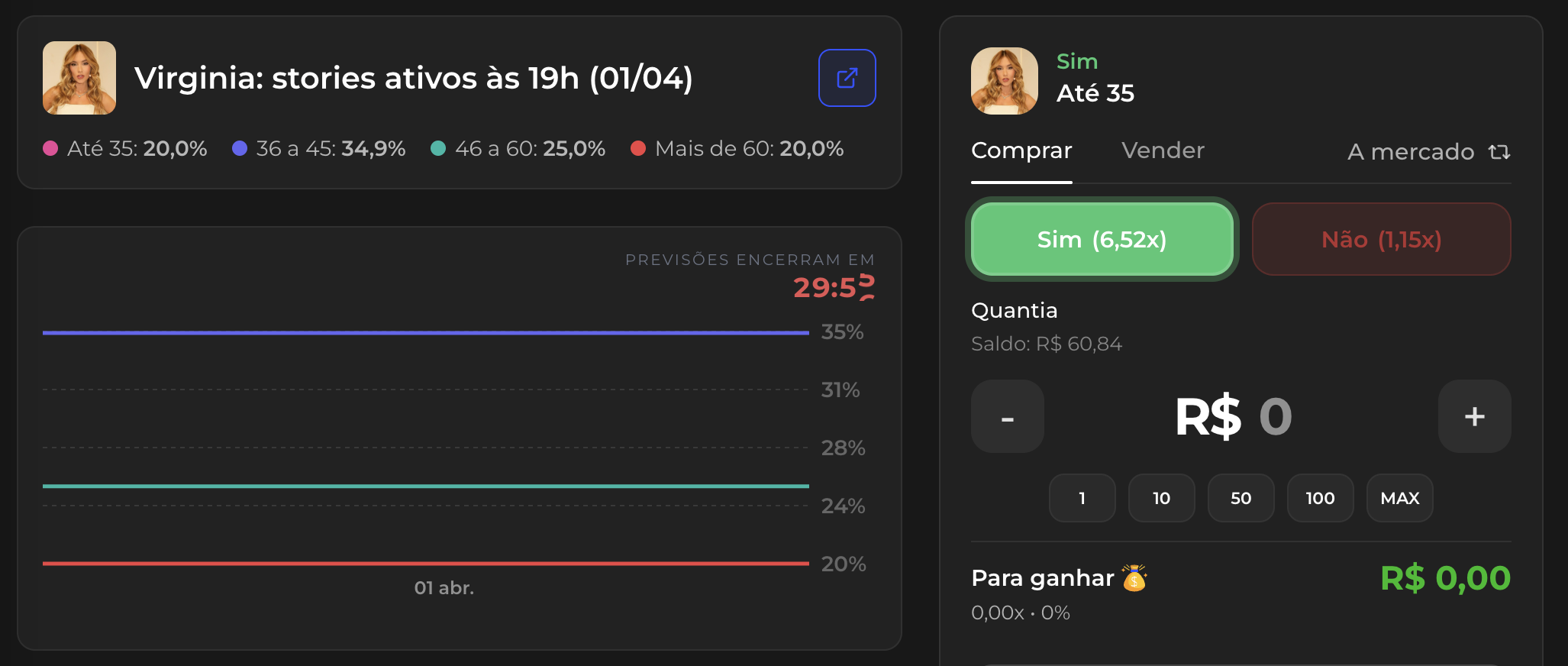 Previsoes na Palpitano